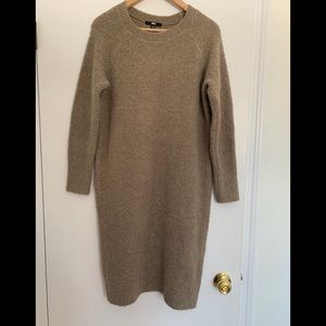 Beige/Tan Uniqlo Sweater Dress Size XS